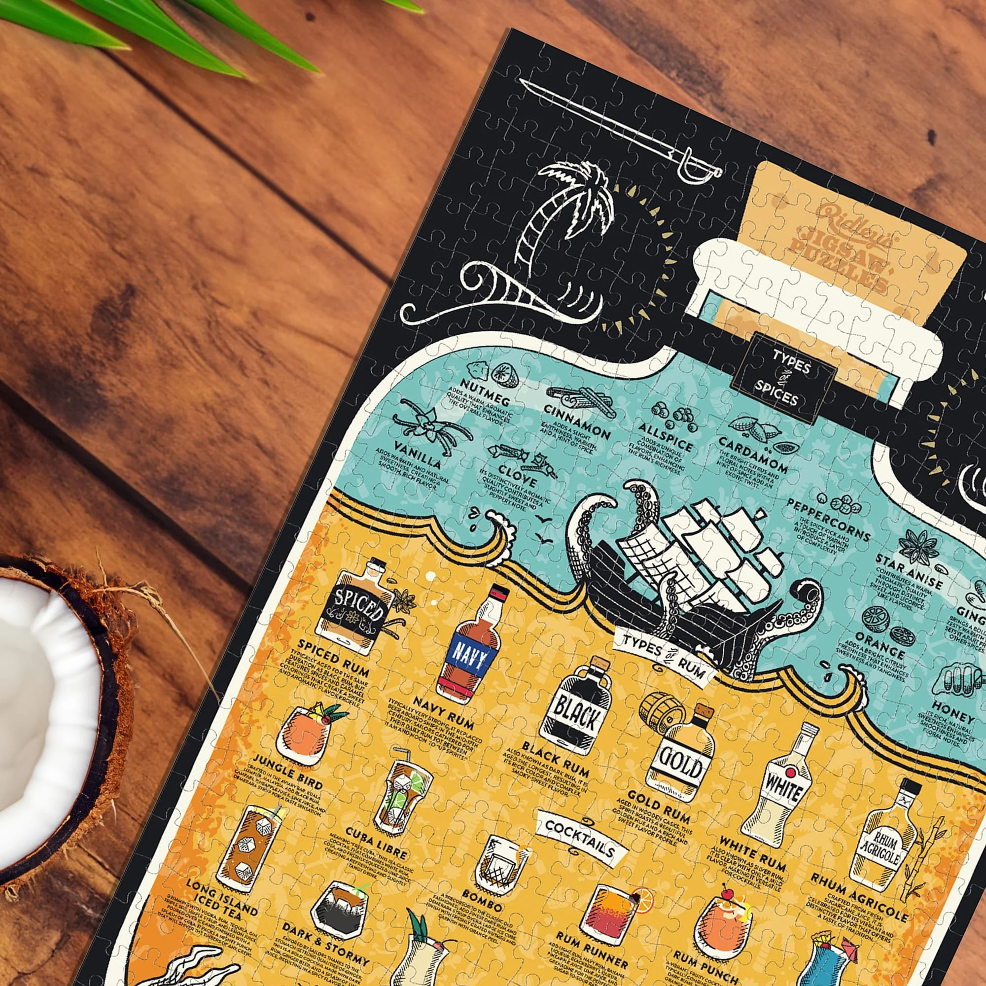 Rum Lover's 500-piece Jigsaw Puzzle - Image 4
